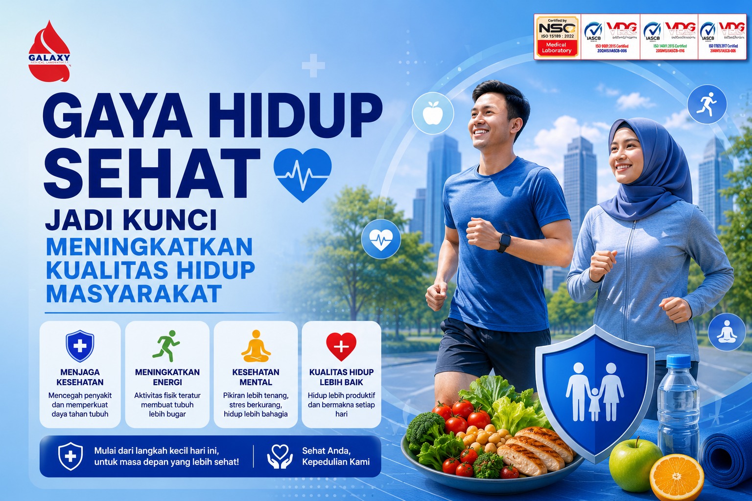 Gaya Hidup Sehat Jadi Kunci Meningkatkan Kualitas Hidup Masyarakat