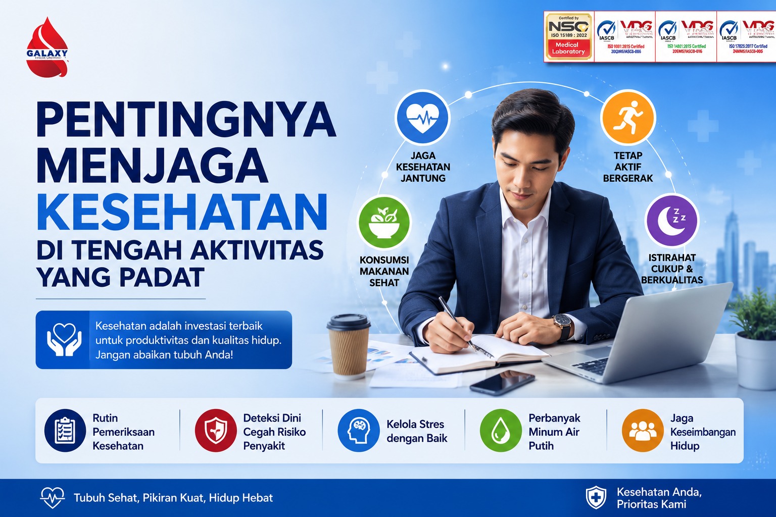 Pentingnya Menjaga Kesehatan di Tengah Aktivitas yang Padat